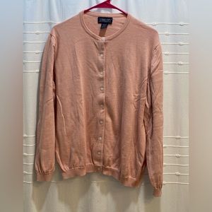 Lands End pink sweater
